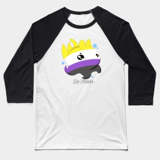 Nonbinary Flapjack Octopus Baseball T-Shirt